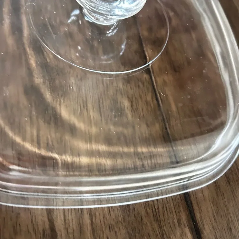 Pyrex clear glass